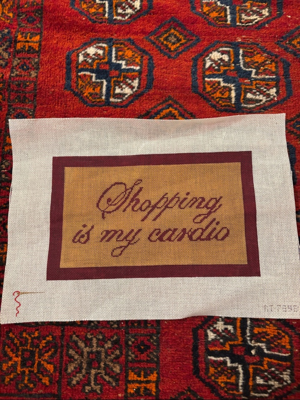 Hand painted Needlepoint Canvas